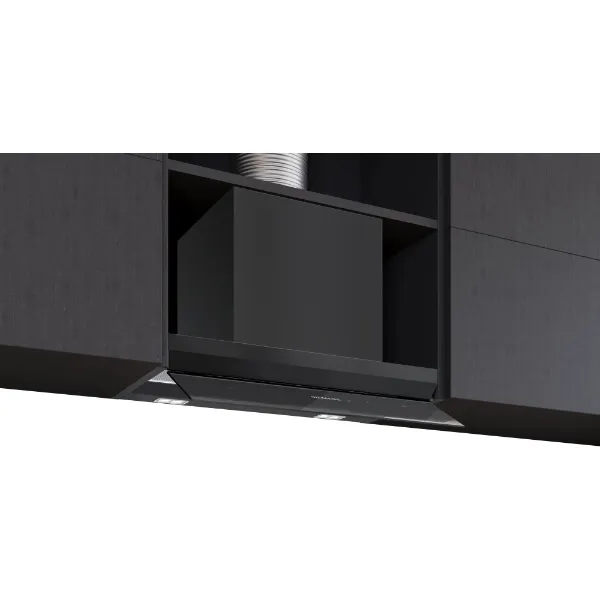 Siemens LJ68BET60B Integrated design hood in matt black _installed