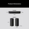 Sony BRAVIA 5.1ch - 7.1chBRAVIA Theatre Trio + SR Surround Sound by Dolby Atmos - Black_dimensions