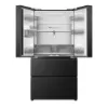 Haier HFR59F18CWMB French Door Style Fridge Freezer - Black