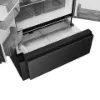 Haier HFR59F18CWMB French Door Style Fridge Freezer - Black