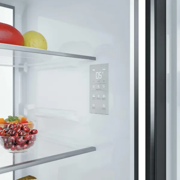 Haier HFKR5718DNMM 60/40 Total No Frost Multi-door Fridge Freezer - Inox