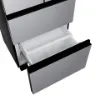 Haier HFKR5718DNMM 60/40 Total No Frost Multi-door Fridge Freezer - Inox