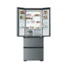 Haier HFKR5718DNMM 60/40 Total No Frost Multi-door Fridge Freezer - Inox