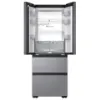 Haier HFKR5718DNMM 60/40 Total No Frost Multi-door Fridge Freezer - Inox
