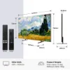 TCL 55A400 PRO-UK 55" 4K Ultra HD QD-MINI LED AI Art TV - Black_dimensions