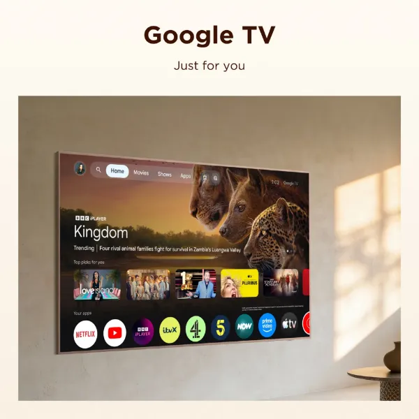 TCL 55A400 PRO-UK 55" 4K Ultra HD QD-MINI LED AI Art TV - Black_google tv