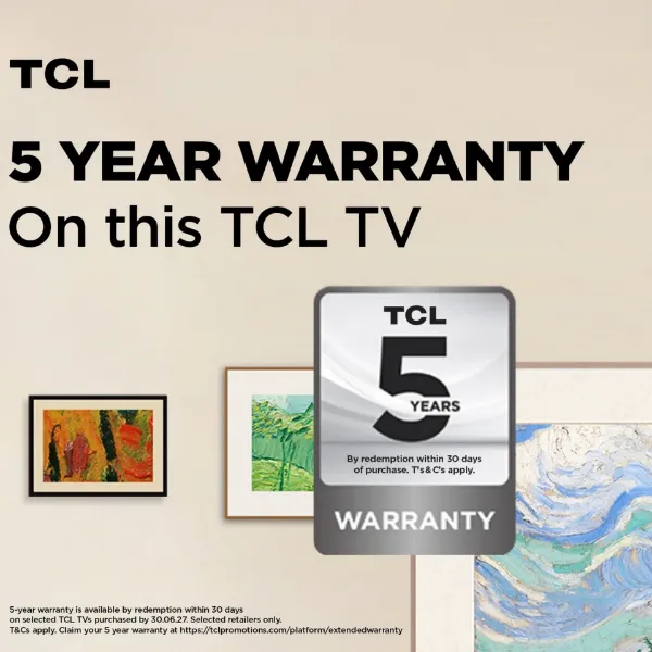 TCL 65A400 PRO-UK 65" 4K Ultra HD QD-MINI LED AI ART TV_warranty