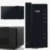 Hisense H23MOBS5H4UK 23 Litres Solo Microwave - Black_angles
