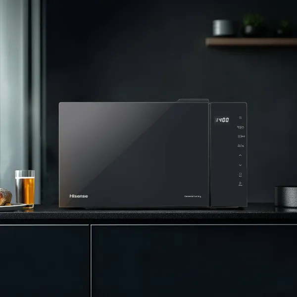 Hisense H23MOBS5H4UK 23 Litres Solo Microwave - Black_room view