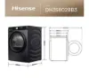 Hisense 3S Series DH3S802BB3 WiFi-enabled 8kg Heat Pump Tumble Dryer - Black